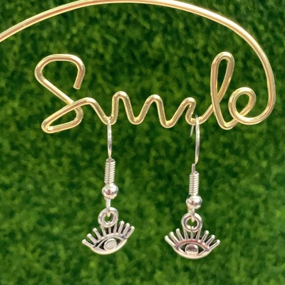 Evil Eye Earring, Wiccan Earring, Punk Goth Earring, Eye Earring, Gift Idea, Eye - Picture 4 of 8